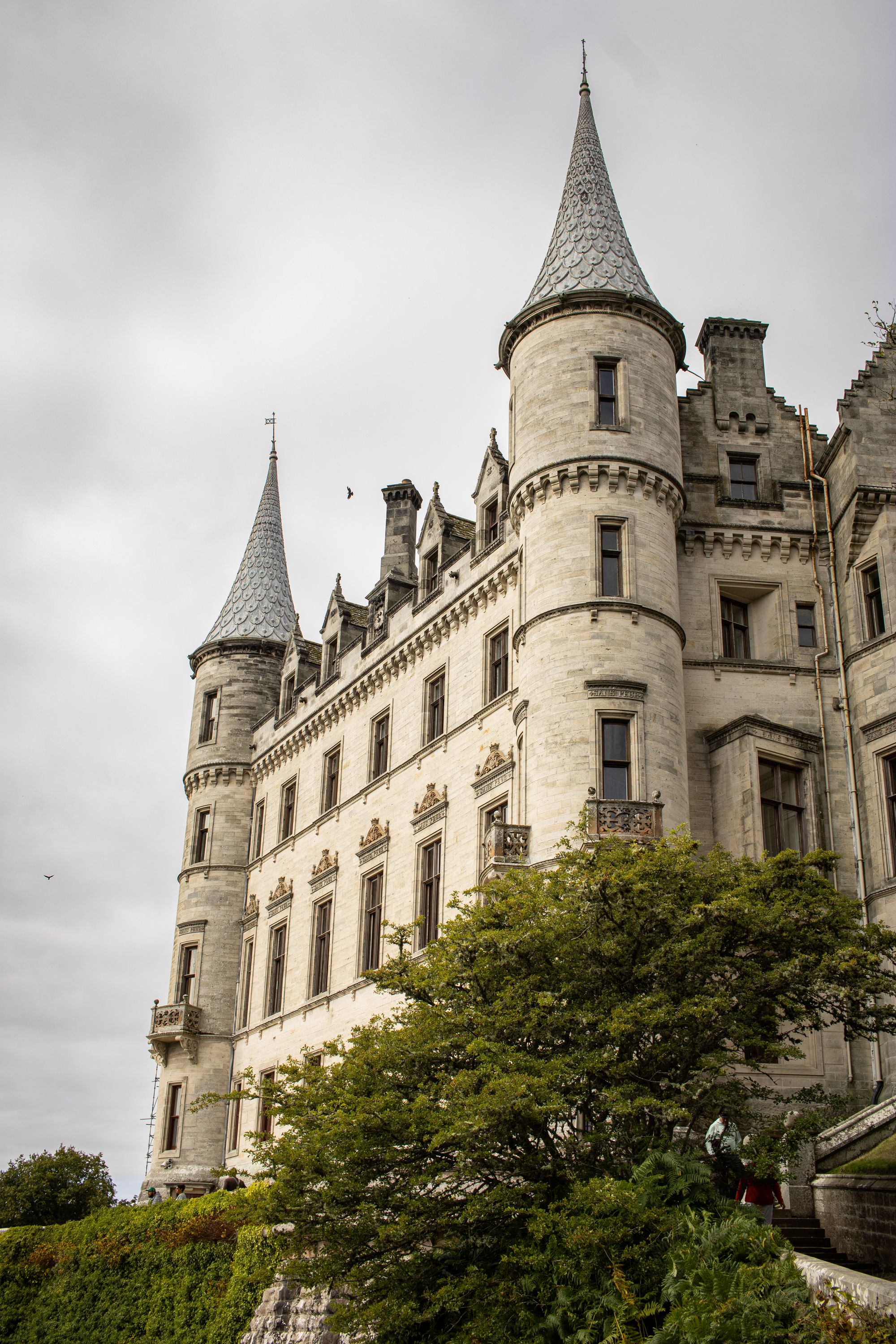 Scenic coastline and rugged cliffs in the Scottish Highlands